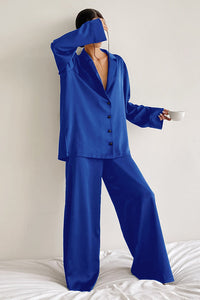 Willluxe® Summer Faux Silk Pajama Set