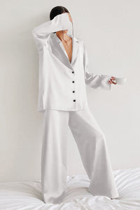 Willluxe® Summer Faux Silk Pajama Set