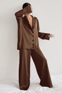 Willluxe® Summer Faux Silk Pajama Set