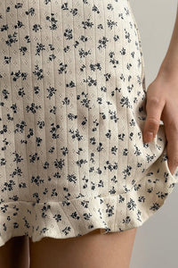 Willluxe® Floral Jacquard Knit Slip Loungewear Dress