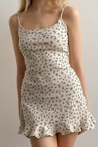 Willluxe® Floral Jacquard Knit Slip Loungewear Dress