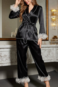 Willluxe® Organza Ruffle Pajama Set
