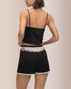 Willluxe® Silky Dream Lace Cami & Shorts Sleepwear