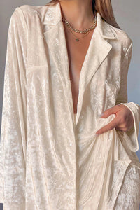 Willluxe® Luxe Crushed Velvet 2-Piece Loungewear Set