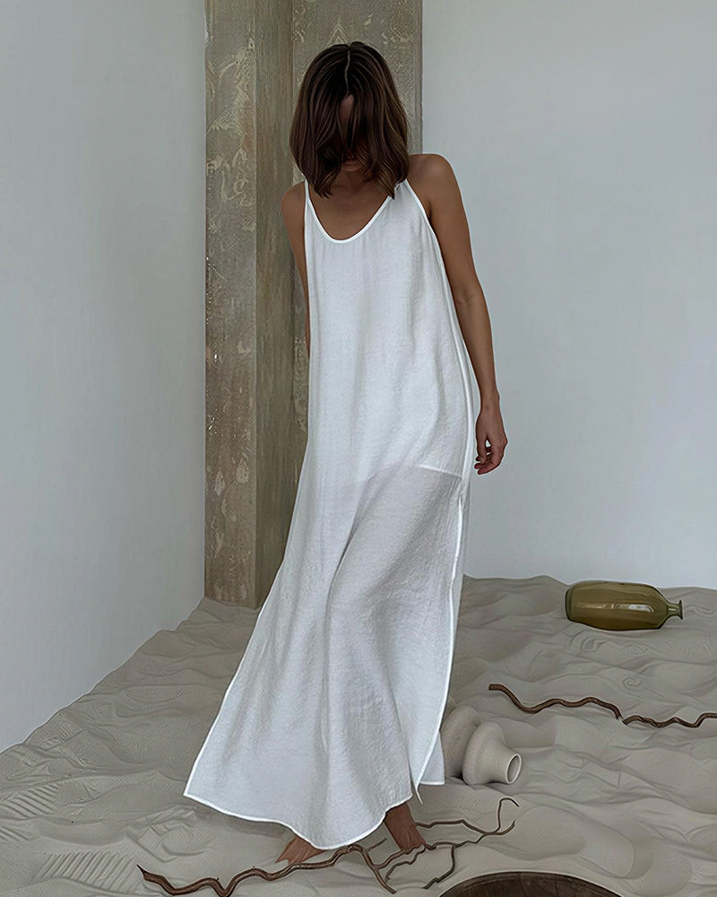 Willluxe® The Effortless Breeze Maxi Slip Dress