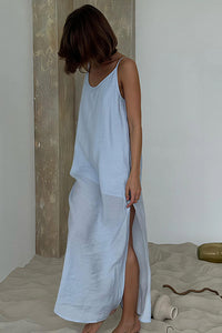 Willluxe® The Effortless Breeze Maxi Slip Dress