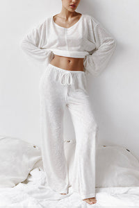 Willluxe® Cloud-Knit 2-Piece Relaxed Loungewear Set