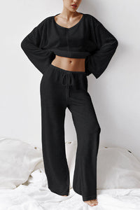 Willluxe® Cloud-Knit 2-Piece Relaxed Loungewear Set