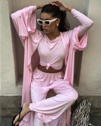 Willluxe® Effortless Chic 3-Piece Knit Loungewear Set
