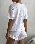 Willluxe® Coquette Bow Print Thread Lounge Set
