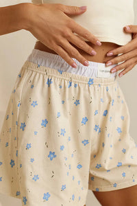 Willluxe® Floral Tee & Boxer Shorts Loungewear Set