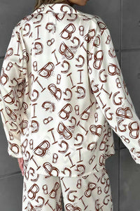 Willluxe® The Luxe Monogram Loungewear Set