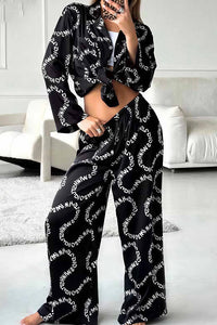 Willluxe® The Luxe Monogram Loungewear Set