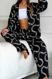 Willluxe® The Luxe Monogram Loungewear Set
