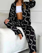 Willluxe® The Luxe Monogram Loungewear Set