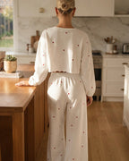 Willluxe® Sweetheart Ribbed Knit Loungewear Set