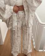 Willluxe® Cotton Printed Oversized Loungewear Set