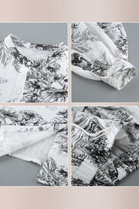 Willluxe® Cotton Printed Oversized Loungewear Set