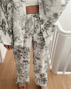 Willluxe® Cotton Printed Oversized Loungewear Set