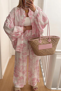 Willluxe® Cotton Printed Oversized Loungewear Set