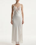 Willluxe® Lace Trim High-Slit Slip Dress Nightwear