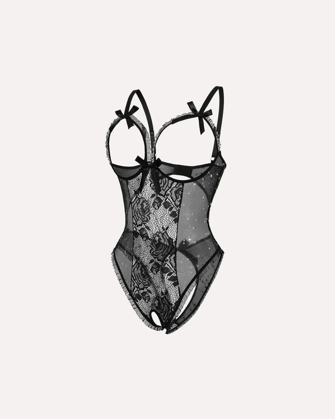 Willluxe® Christmas Lace Mini Bodysuit