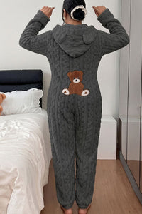 Willluxe® Cozy Plush Hooded Onesie Pajamas