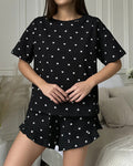 Willluxe® Sweet Dreams Star Print Ruffle Pajama Set