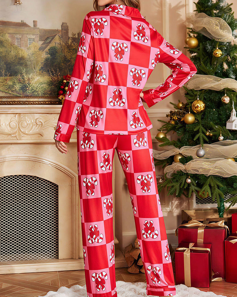 Willluxe® Festive Holiday Pajama Set Halloween