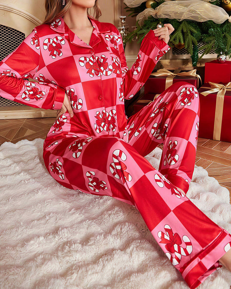 Willluxe® Festive Holiday Pajama Set Halloween