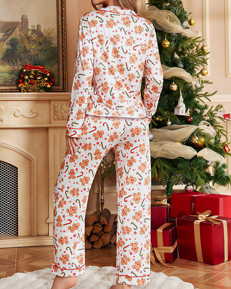 Willluxe® Festive Holiday Pajama Set Halloween