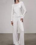 Willluxe® Floral Cotton Long Sleeve Pajama Set
