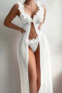 Willluxe® Sheer Mesh Long Lingerie Gown