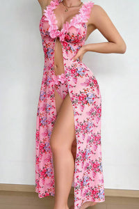 Willluxe® Sheer Mesh Long Lingerie Gown