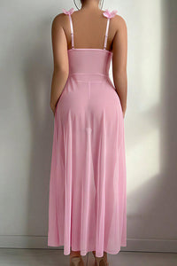 Willluxe® Sheer Mesh Long Lingerie Gown
