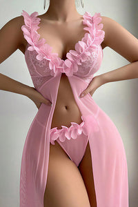 Willluxe® Sheer Mesh Long Lingerie Gown