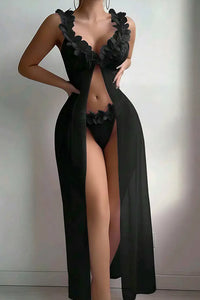 Willluxe® Sheer Mesh Long Lingerie Gown