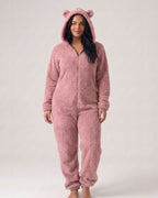 Willluxe® Cozy Cloud Fluffy Hooded Onesie Jumpsuit