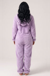 Willluxe® Cozy Cloud Fluffy Hooded Onesie Jumpsuit