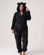 Willluxe® Cozy Cloud Fluffy Hooded Onesie Jumpsuit