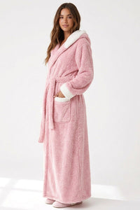 Willluxe® Cozy Ankle-Length Hooded Robe