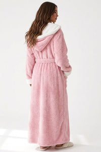 Willluxe® Cozy Ankle-Length Hooded Robe