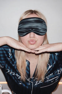 Willluxe® Cloud-Soft Satin Sleep Mask - Total Blackout & Adjustable Fit