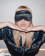 Willluxe® Cloud-Soft Satin Sleep Mask - Total Blackout & Adjustable Fit