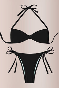 Willluxe® Women’s Halter Tie Bikini Swimwear