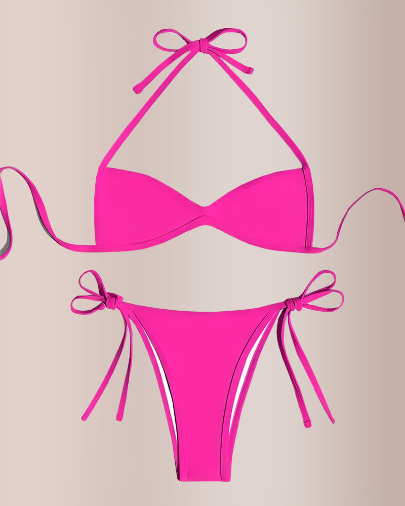 Willluxe® Women’s Halter Tie Bikini Swimwear