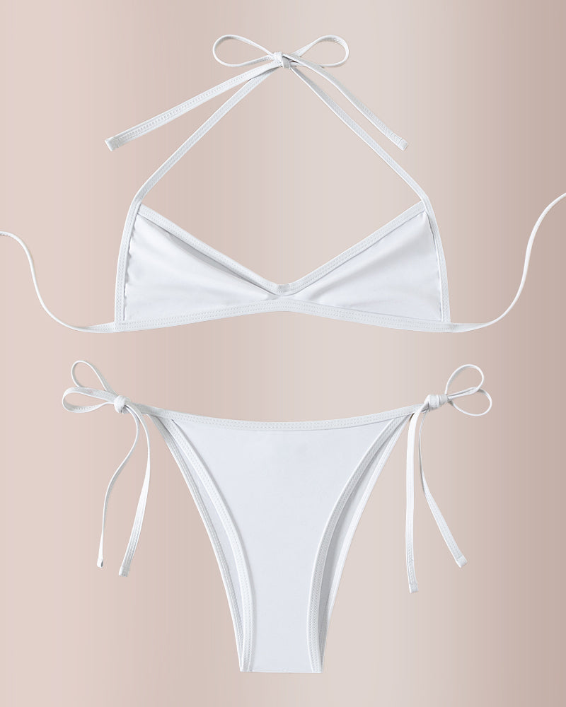 Willluxe® Women’s Halter Tie Bikini Swimwear