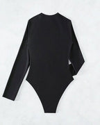 Willluxe® Long Sleeve One-Piece Rash Guard Swimsuit