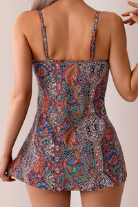 Willluxe® Print Tummy Control Swim Dress