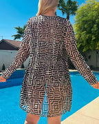 Willluxe® Geometric 3-Piece Swimwear Set